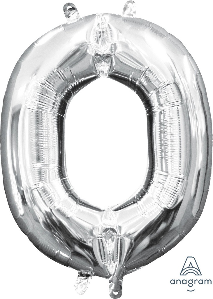16" Anagram Letter O Silver