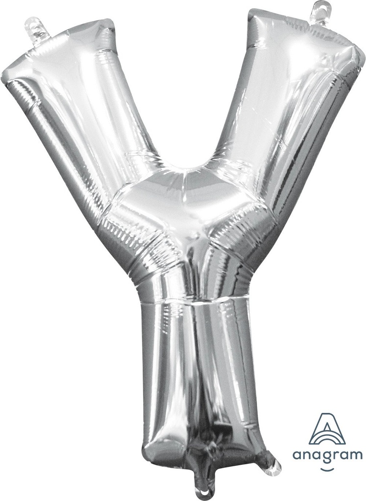 16" Anagram Letter Y Silver