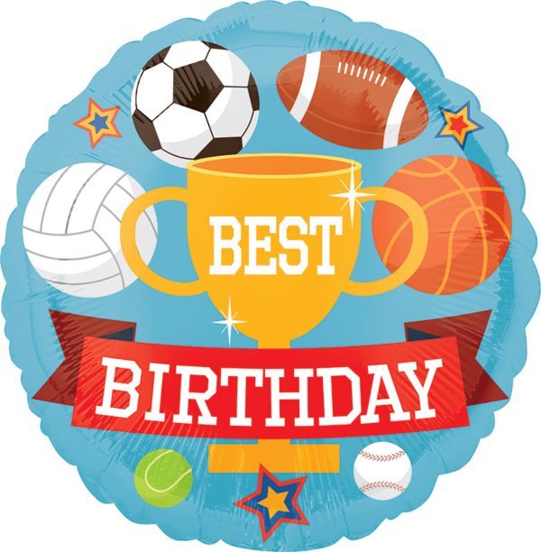 18" Sports Birthday