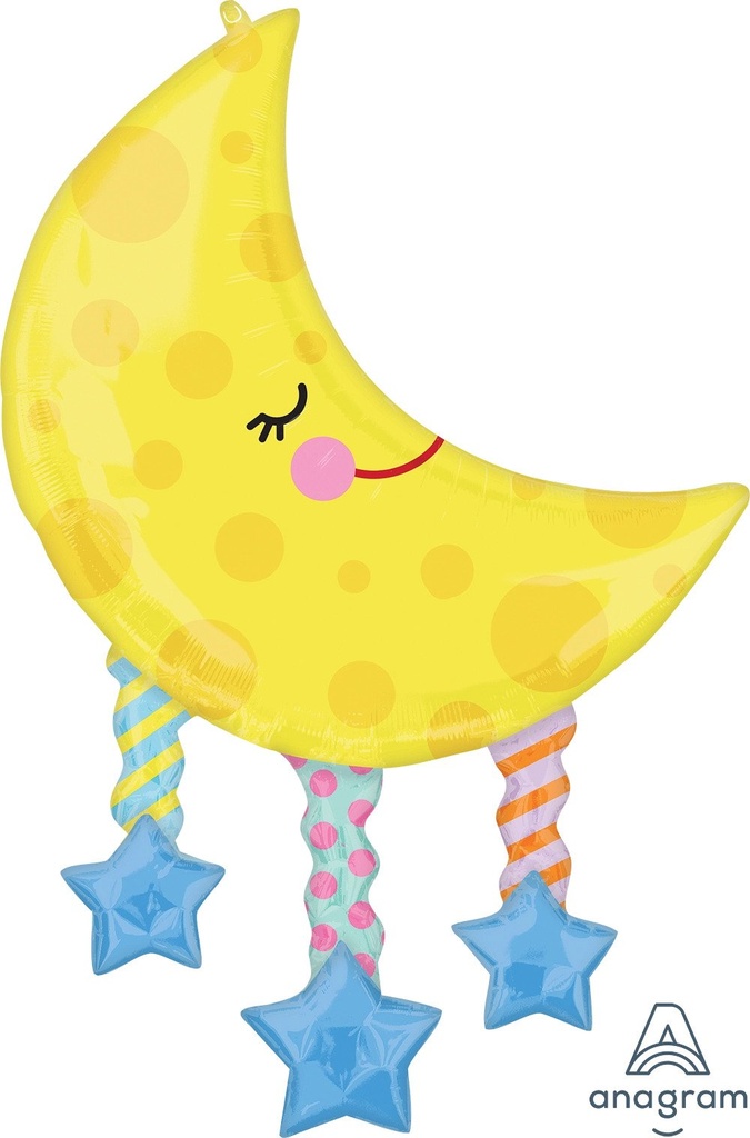 38" Moon and Stars SuperShape