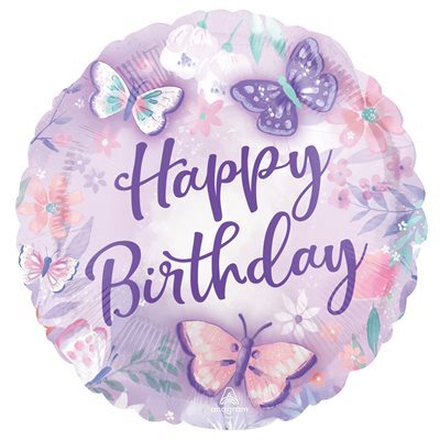 18" Happy Birthday Butterfly Flutters