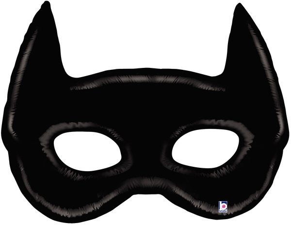 45" Foil Shape Balloon Packaged Bat Mask