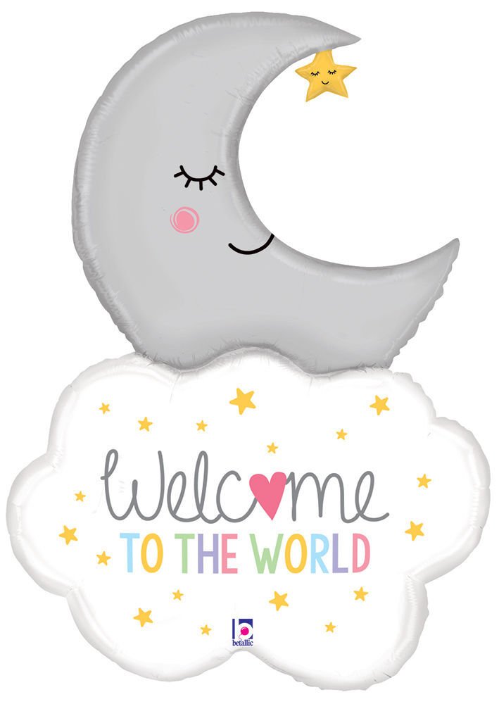 42" Welcome Baby Moon
