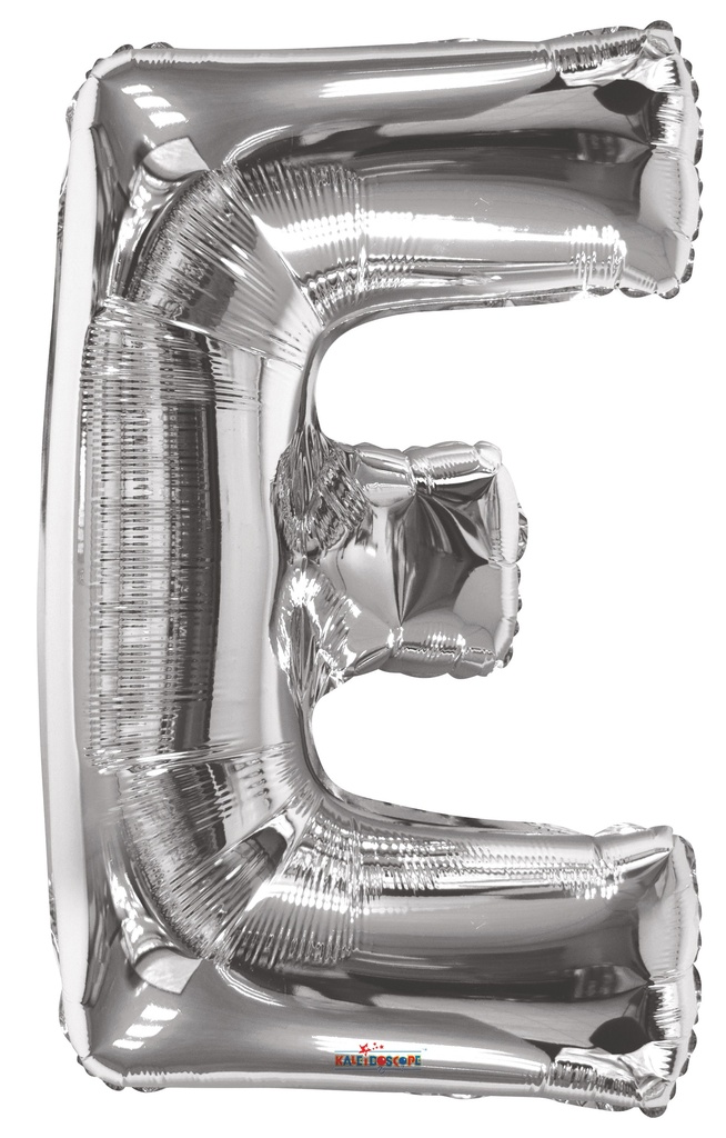 34" Silver Letter E Kaleidoscope