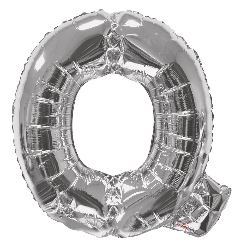 34" Silver Letter Q Kaleidoscope