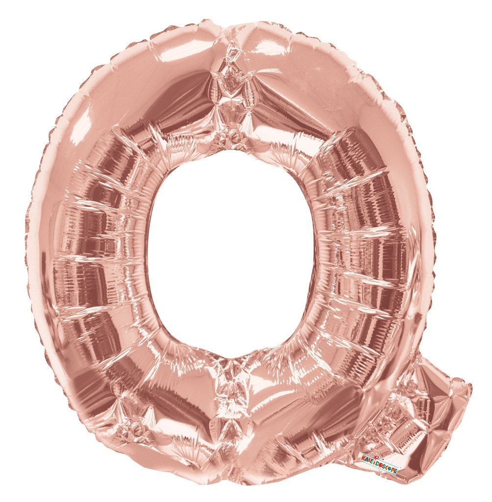 34" Letter Q Rose Gold Kaleidoscope