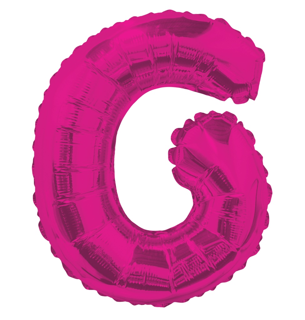 14" Letter G Hot Pink Kaleidoscope