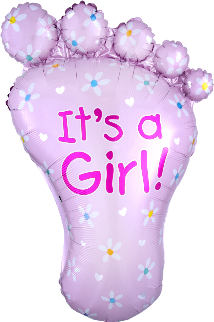 32" It’s A Girl Foot