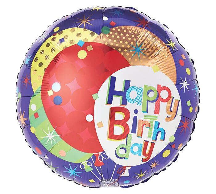 17" HBD Patterned On Blue