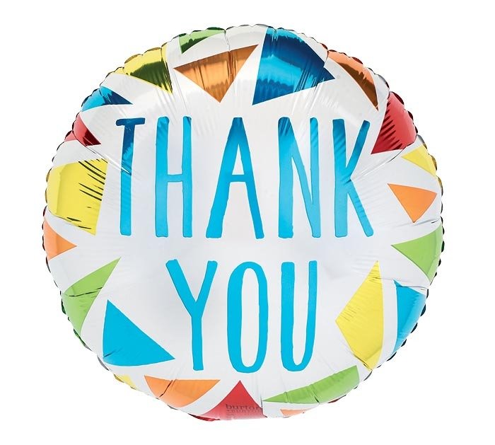 17" Thank You Triangle Balloon