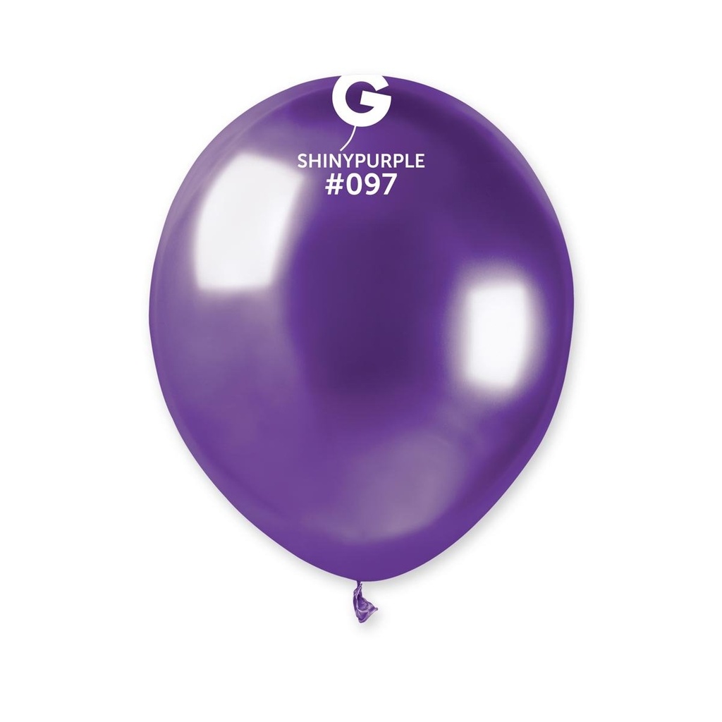 5" AB50 Shiny Purple #097 50 pcs
