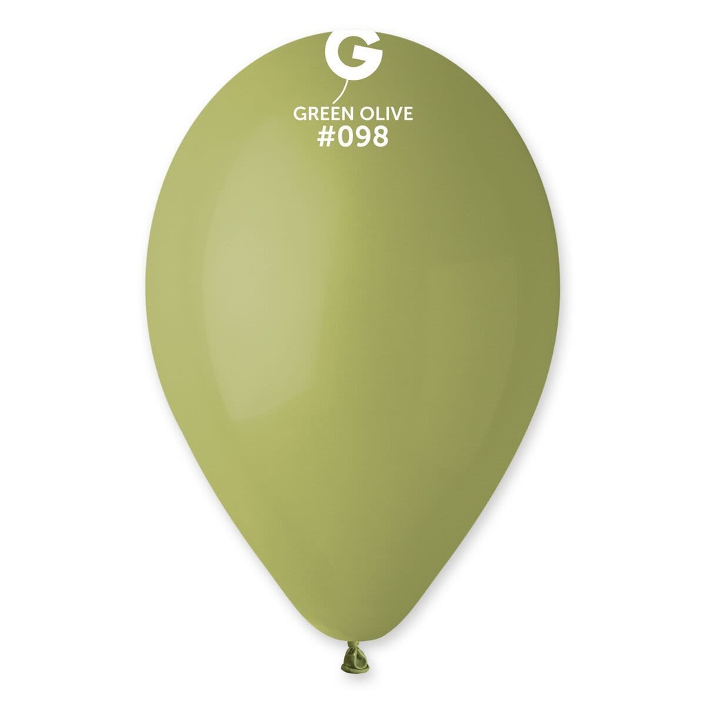 12" G110 Olive Green #098 50 pcs