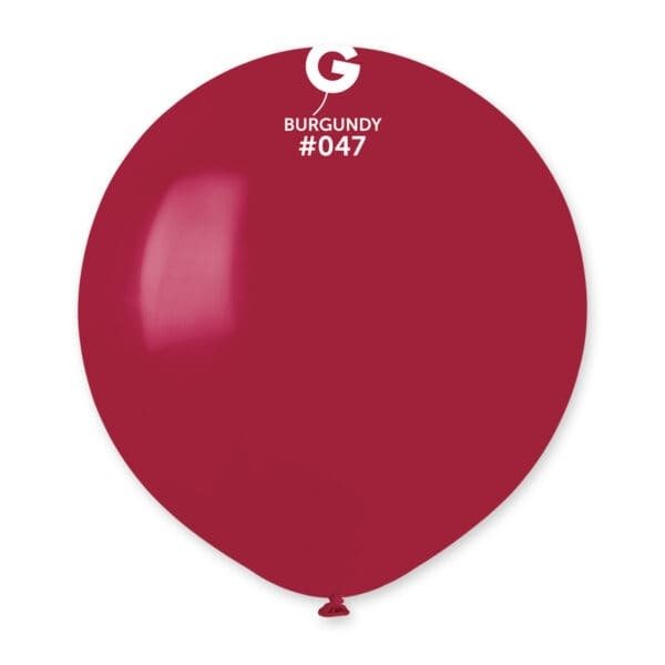 19" G150 Burgundy #047 25 pcs