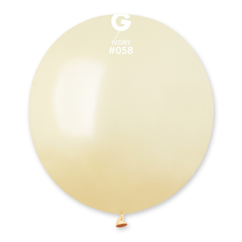 19" GM150 Metallic Ivory #058 25 pcs