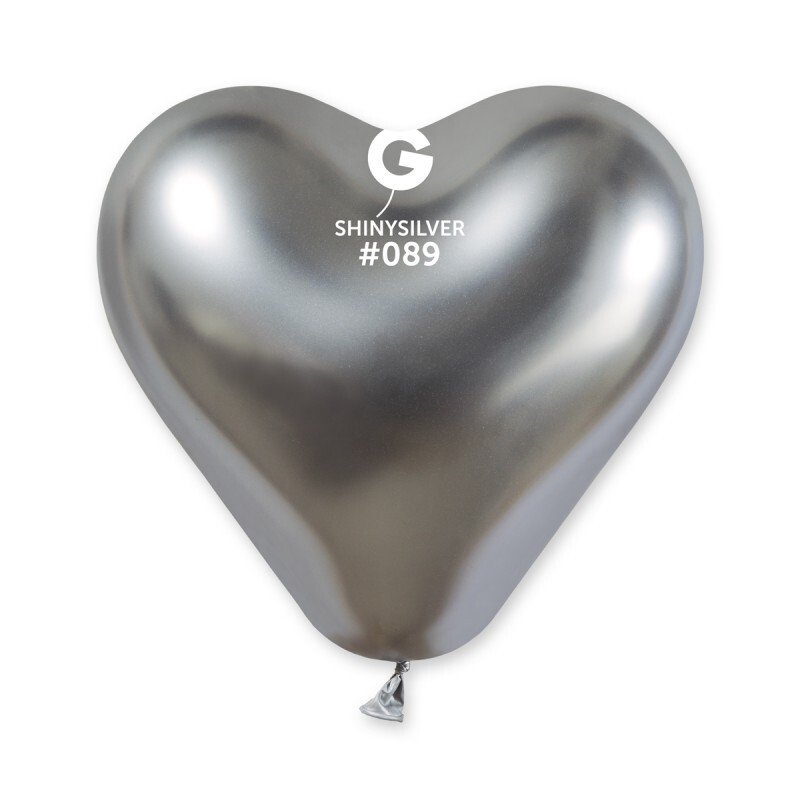 12" CRB12 Shiny Silver #089 25pc