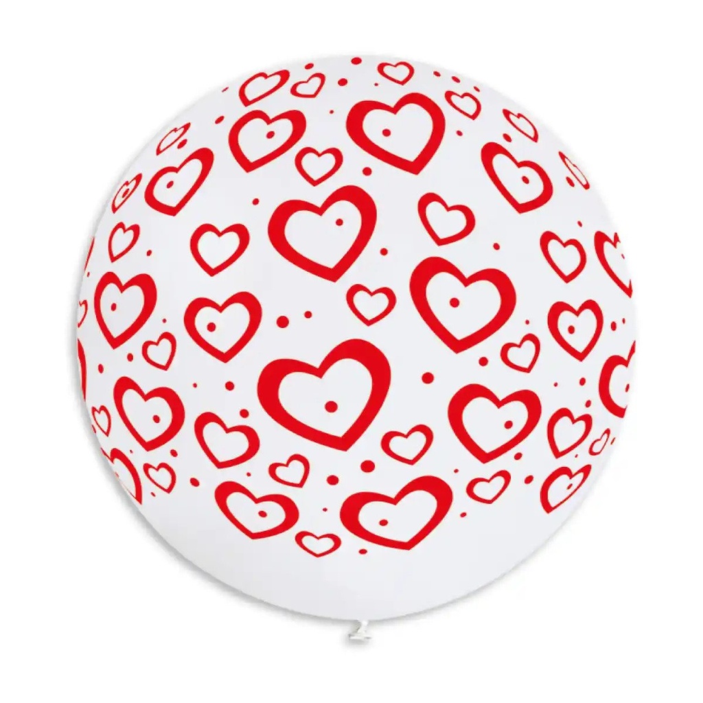 31" GS30 Hearts & Dots 1 piece