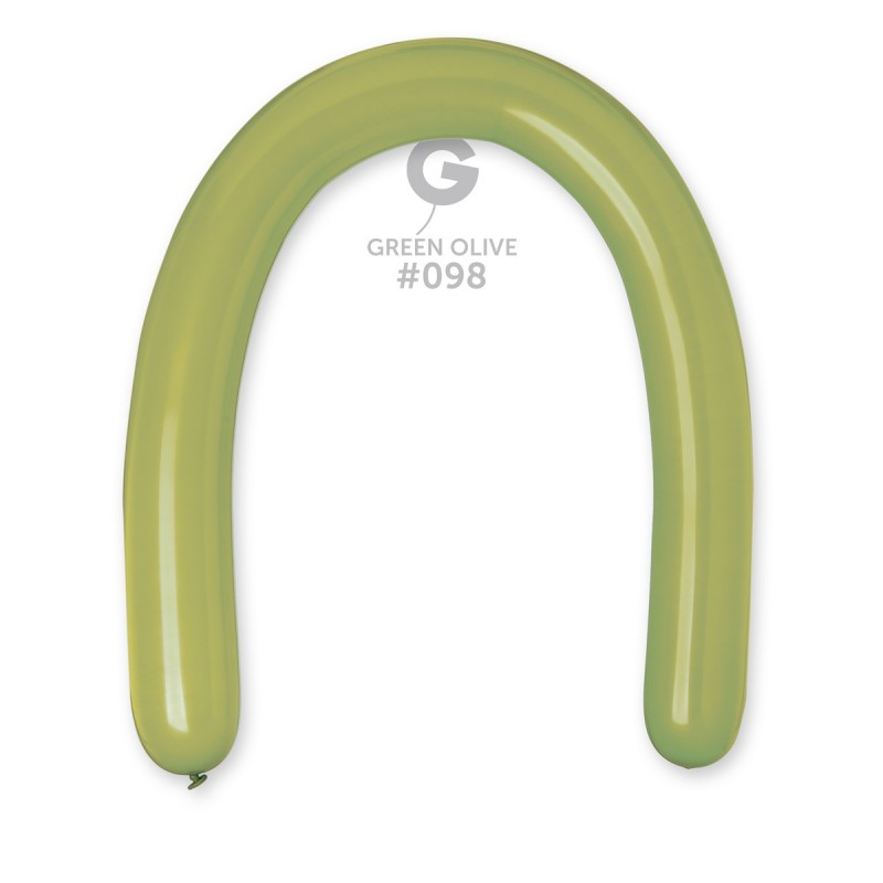 8cm / 3" - Green Olive #098 - D6 - 50pcs