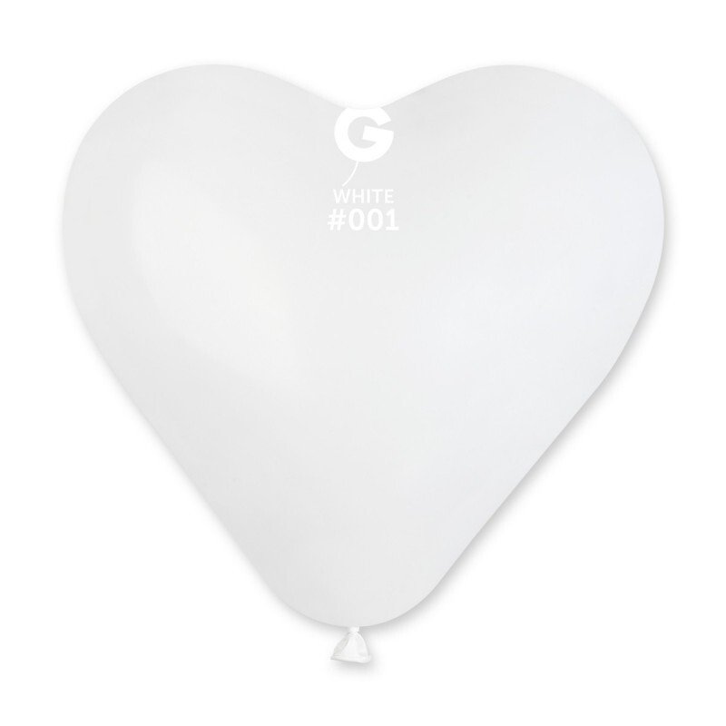 44cm / 17" - White #001 - CR17 - 25pcs