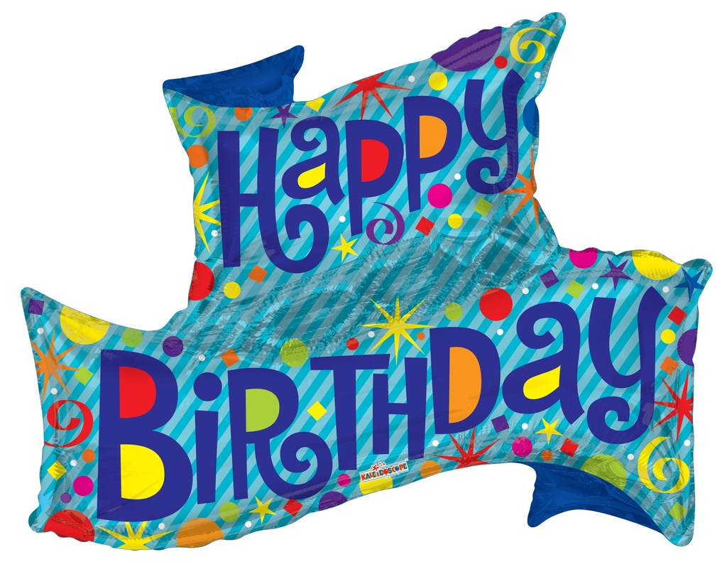 36" Birthday Banner Shape