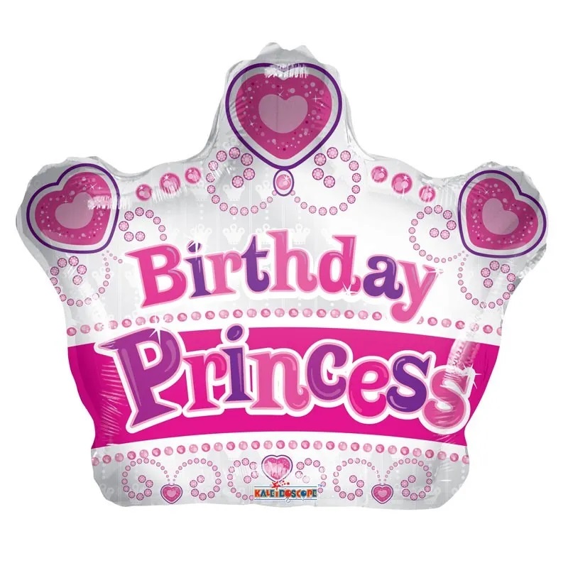 18" Birthday Princess Crown Shape