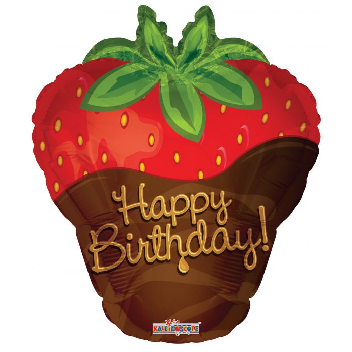 18" Chocolate Strawberry B'day