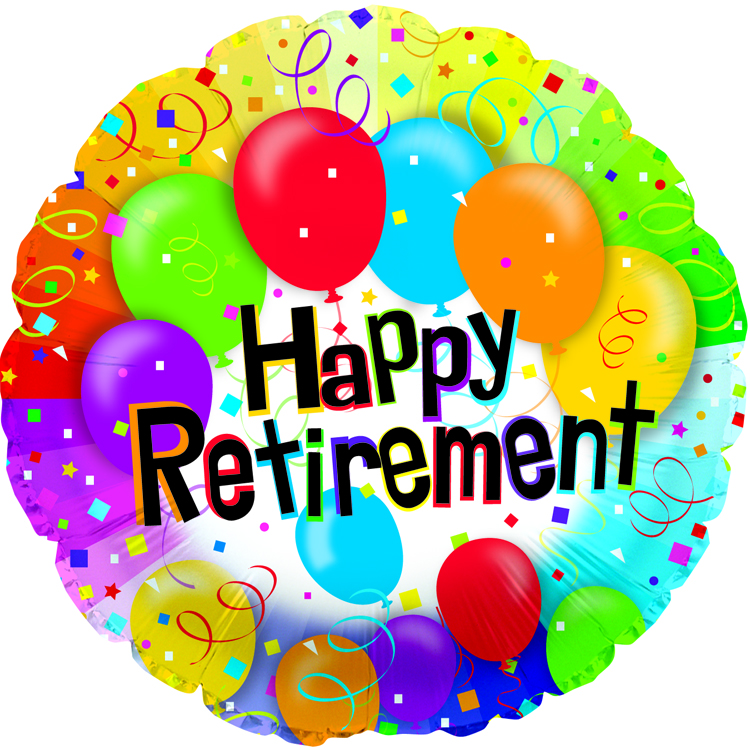 17" Happy Retirement Balloon