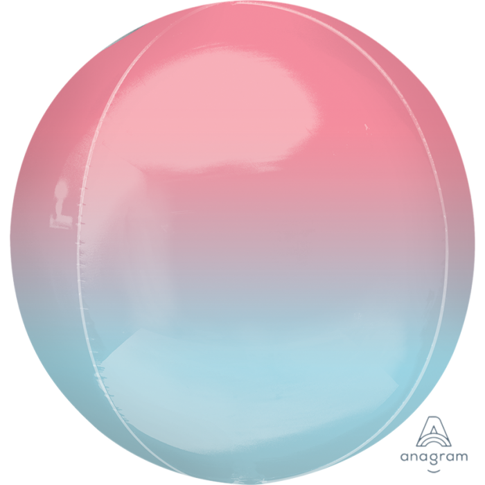 16" Orbz Ombre Pink & Blue