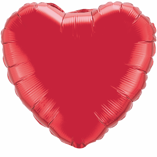 36" Ruby Red Heart
