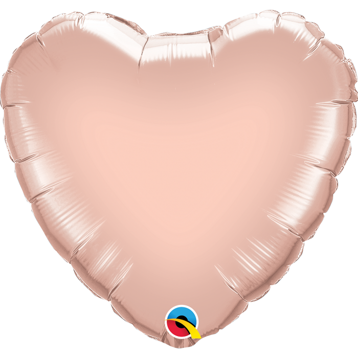18" Rose Gold Heart