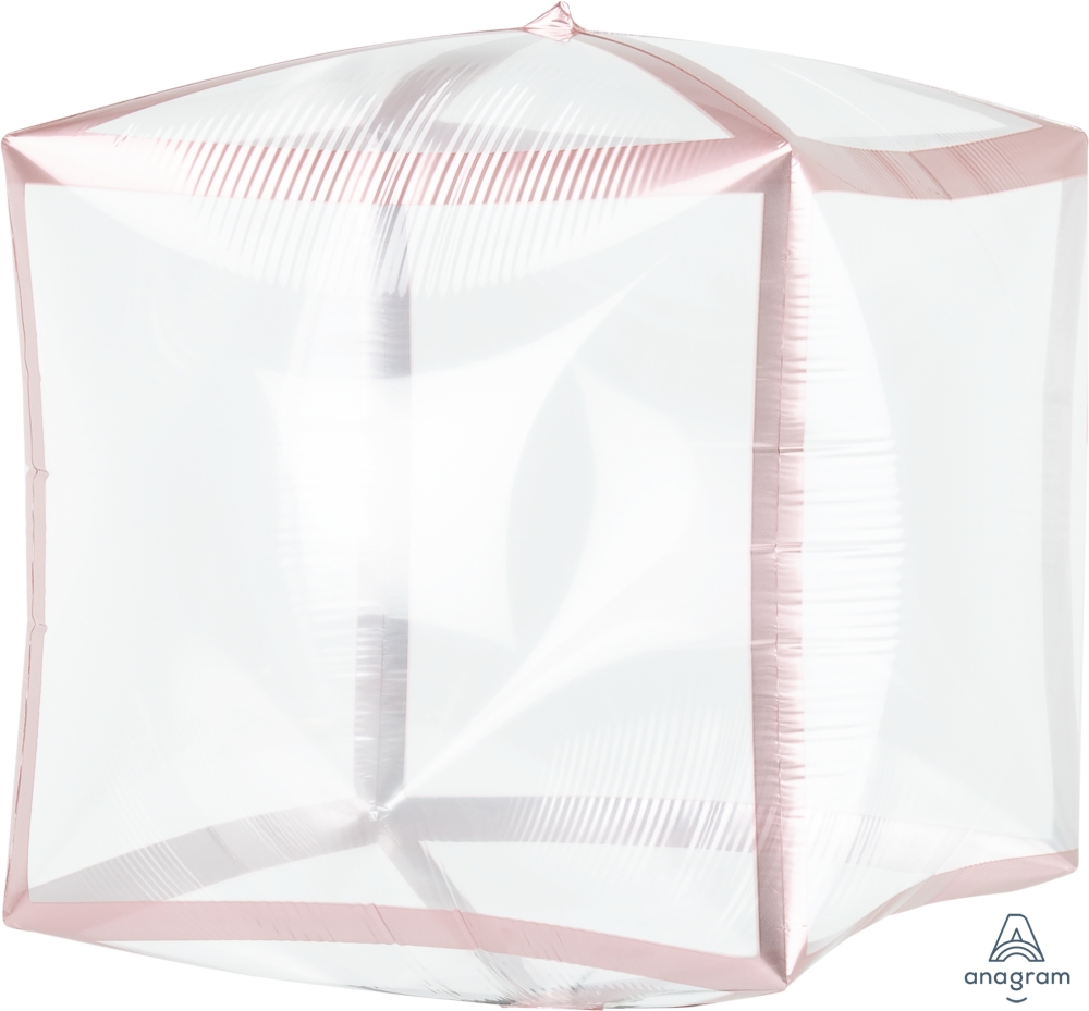 15" Rose Gold Trim Cubez