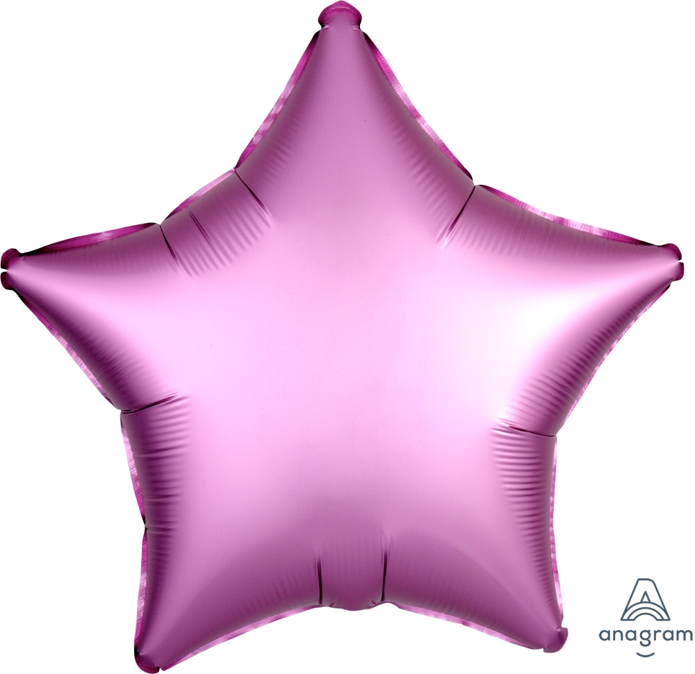 18" Satin Luxe Flamingo Star