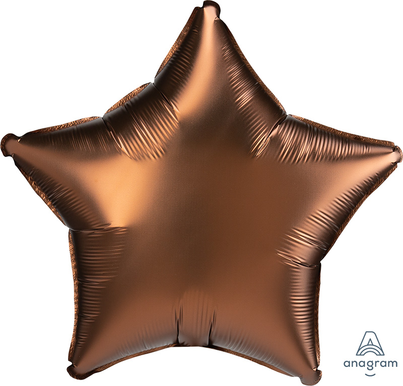 18" Satin Luxe Cocoa Star