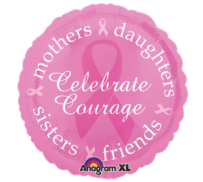 18" Celebrate Courage Breast Cancer Awareness