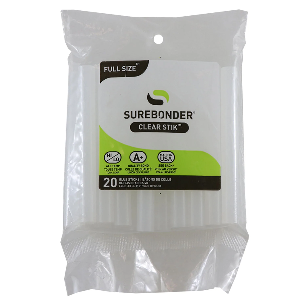 Clear Glue Sticks 5 pcs SureBonder full Size