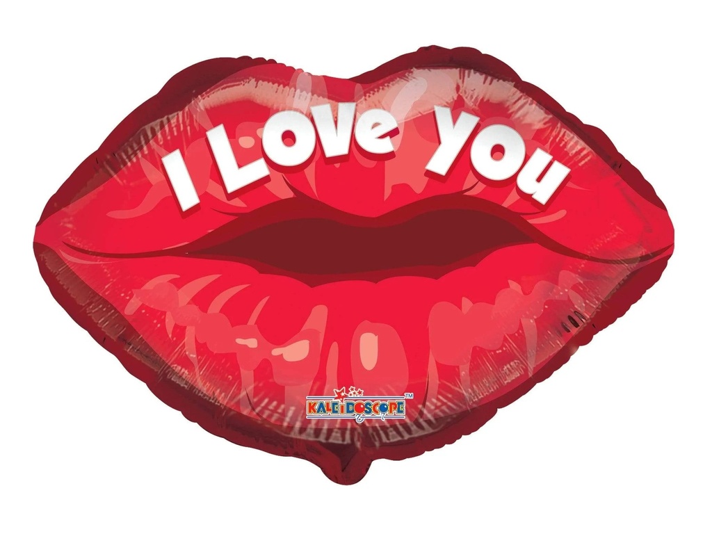 18" I Love You Lips