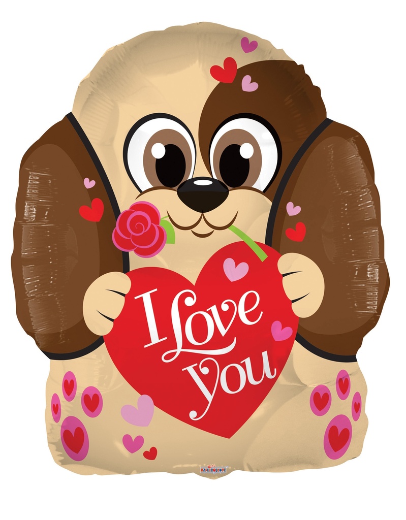 18" Love Puppy Shape