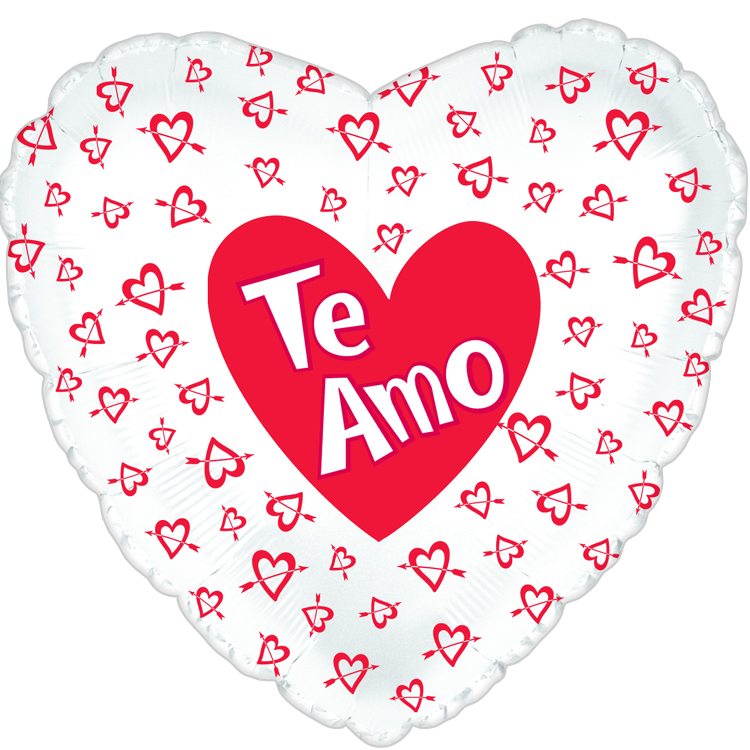 18" Te Amo Hearts & Arrows