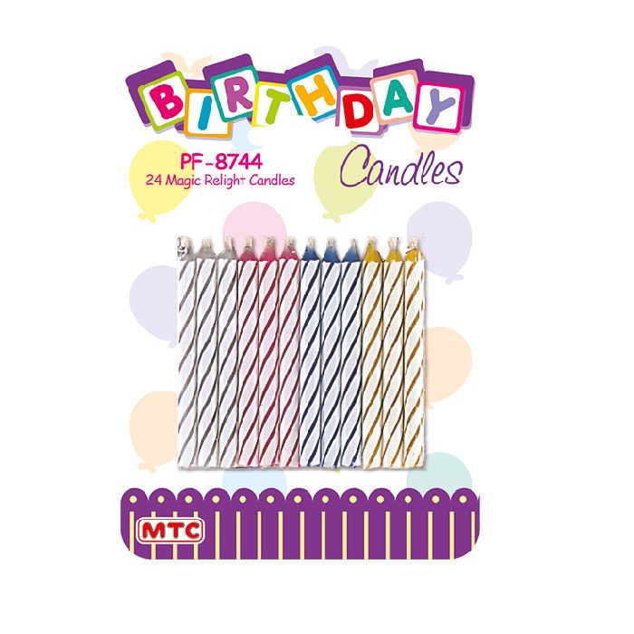 2.5" Magic Relite Candles 24pc