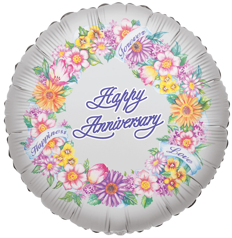 18″ Anniversary Greeting