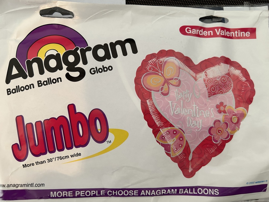 30" Garden Valentines Jumbo