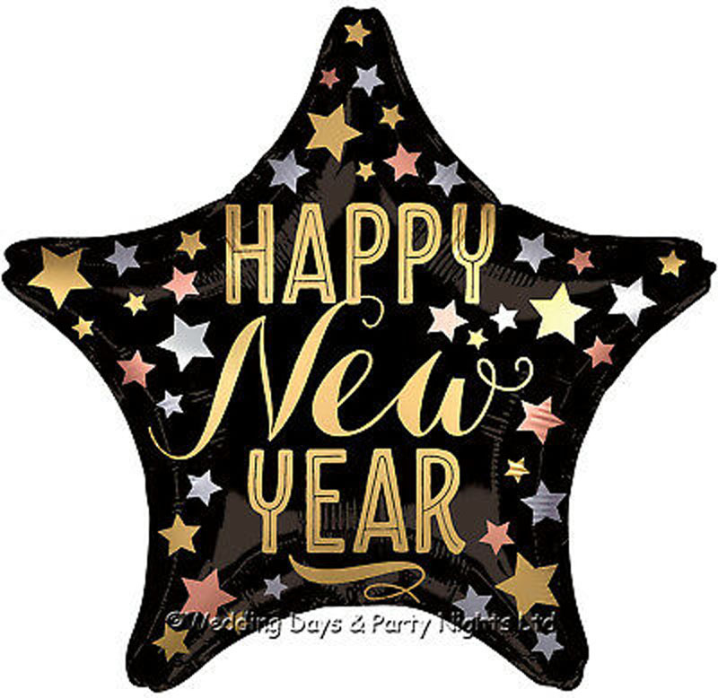 19″ Star Happy New Year