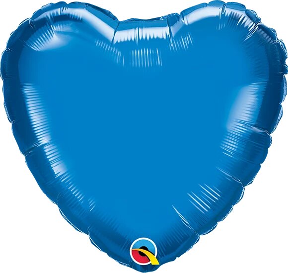 9" Sapphire Heart