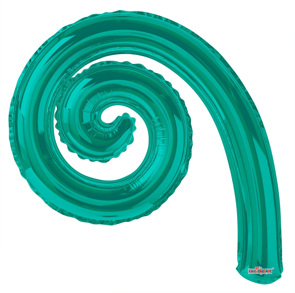 14" Kurly Turquoi Green