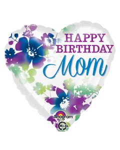 18" Mom's B'day Watercolor