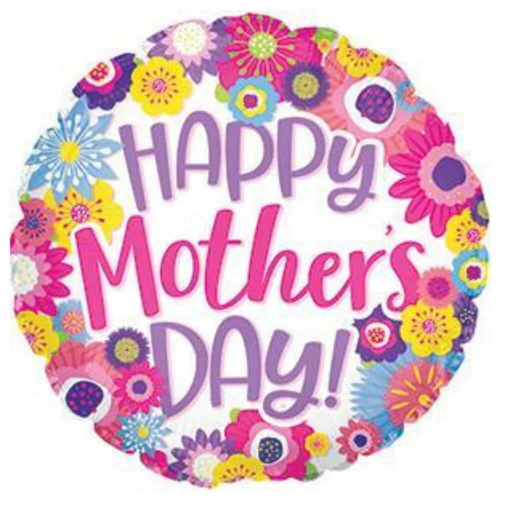 18" Happy Mother's Day Flowers