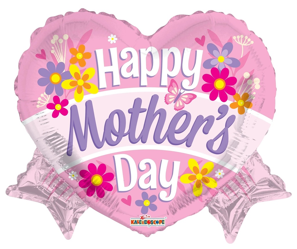 18″ Happy Mother's Day Heart With Banner