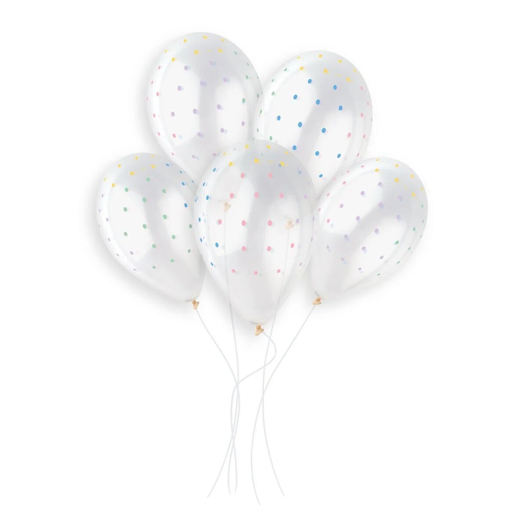13" GS120 Clear Chic Dots Ass 10 pcs #1051