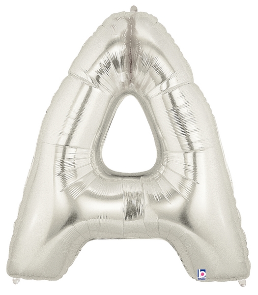 7" Letter A Megaloon Silver