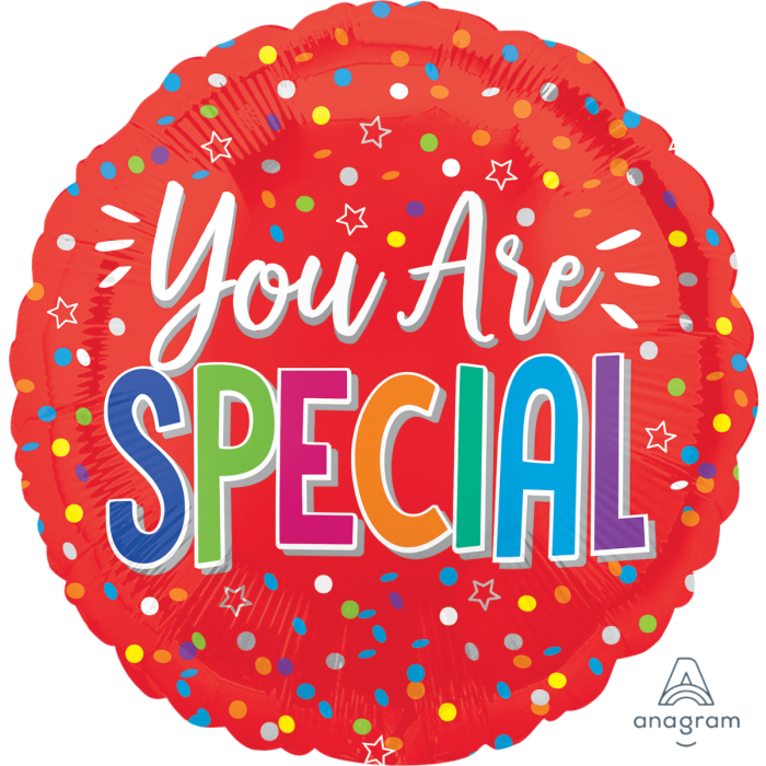 18" You Are Special Red