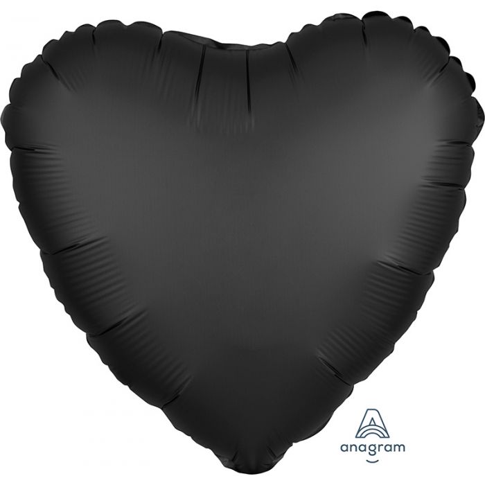 5" Black Heart 5 pcs